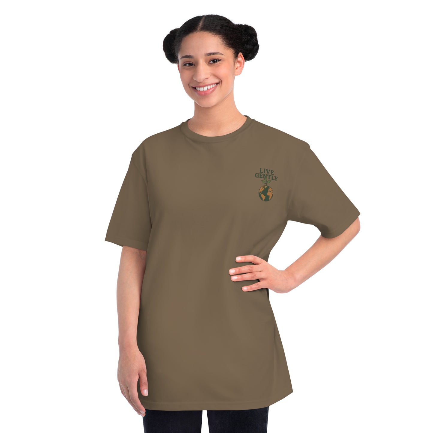Eco-Friendly Organic T-Shirt, Live Growth Tee, Unisex Sustainable Fashion, Gift for Nature Lovers, Earth Day Apparel