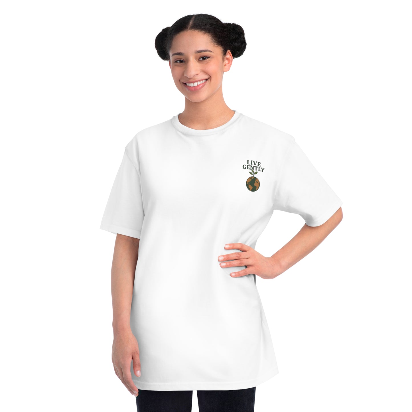Eco-Friendly Organic T-Shirt, Live Growth Tee, Unisex Sustainable Fashion, Gift for Nature Lovers, Earth Day Apparel