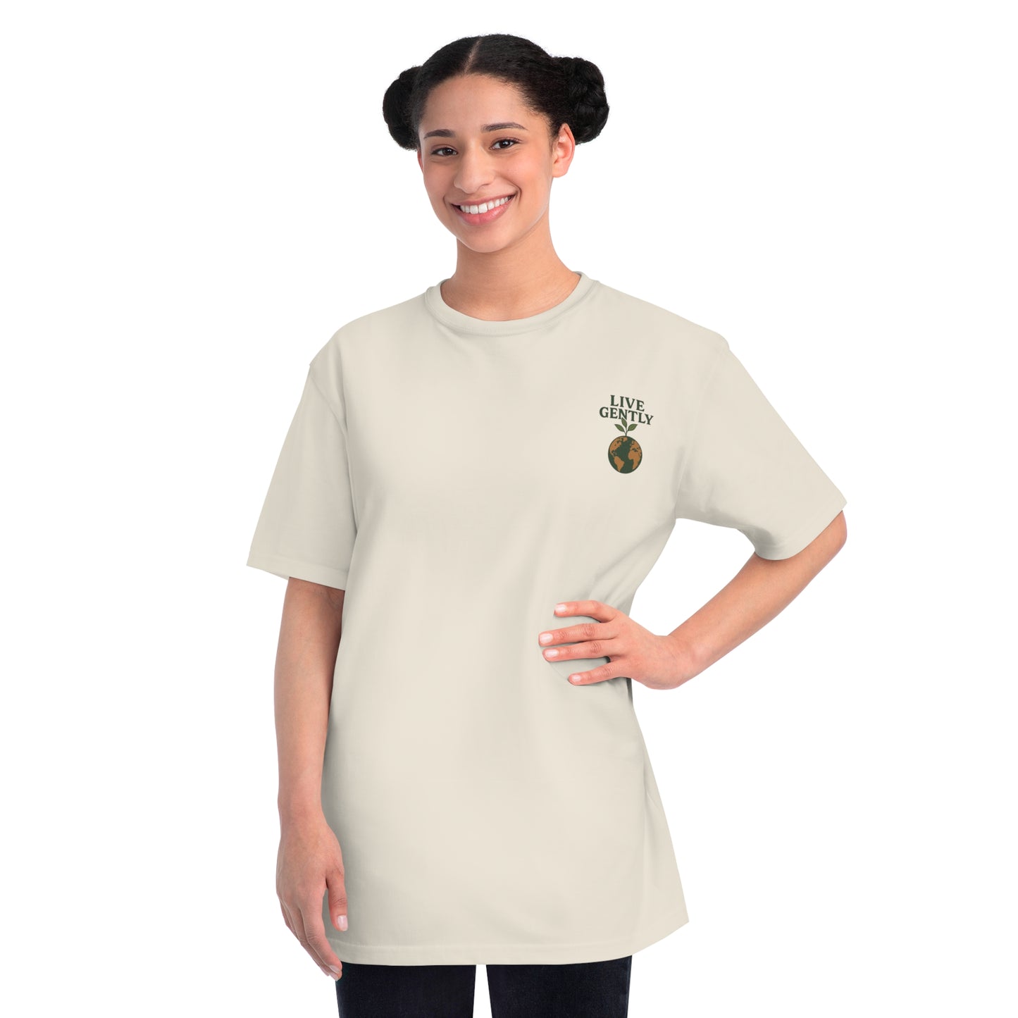 Eco-Friendly Organic T-Shirt, Live Growth Tee, Unisex Sustainable Fashion, Gift for Nature Lovers, Earth Day Apparel