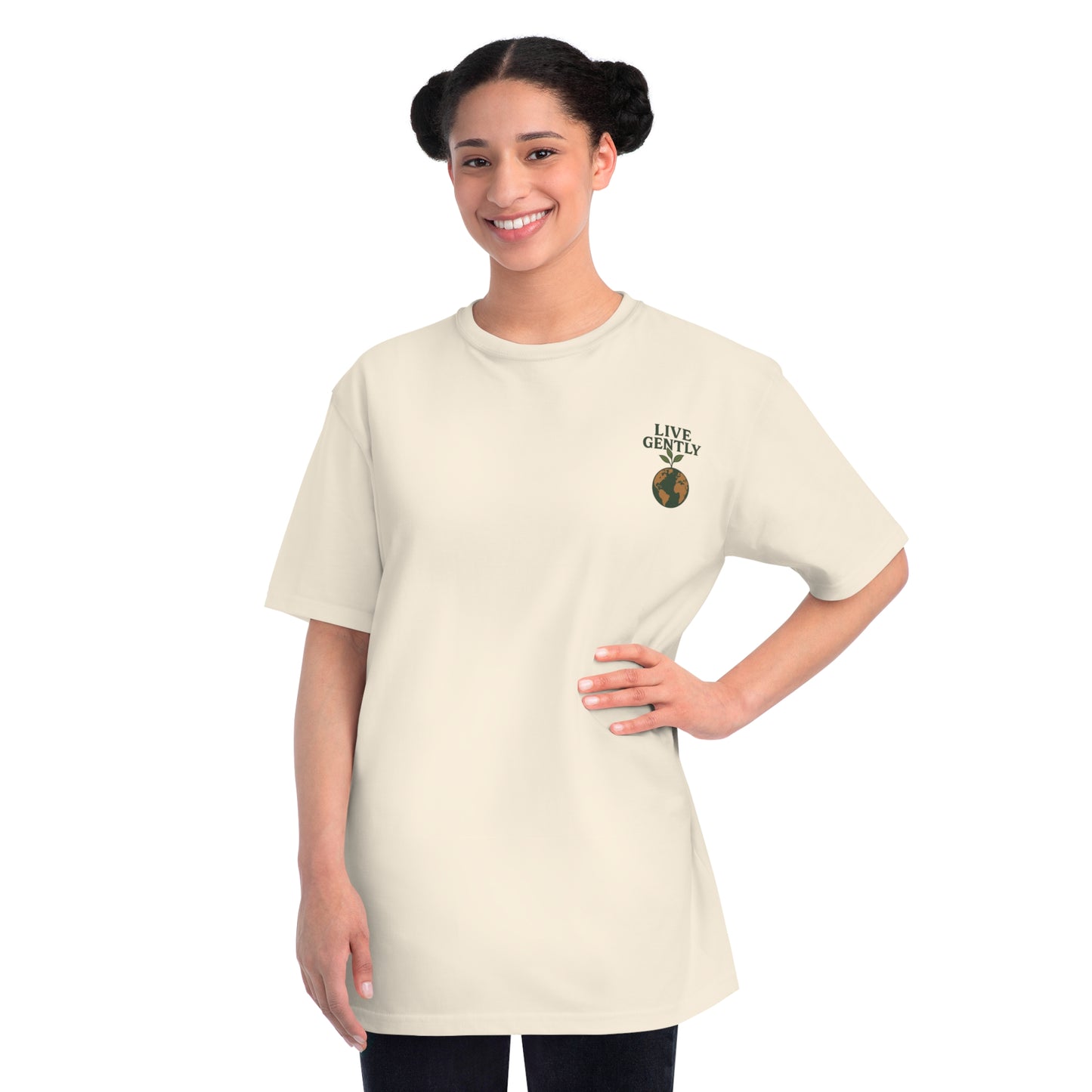 Eco-Friendly Organic T-Shirt, Live Growth Tee, Unisex Sustainable Fashion, Gift for Nature Lovers, Earth Day Apparel