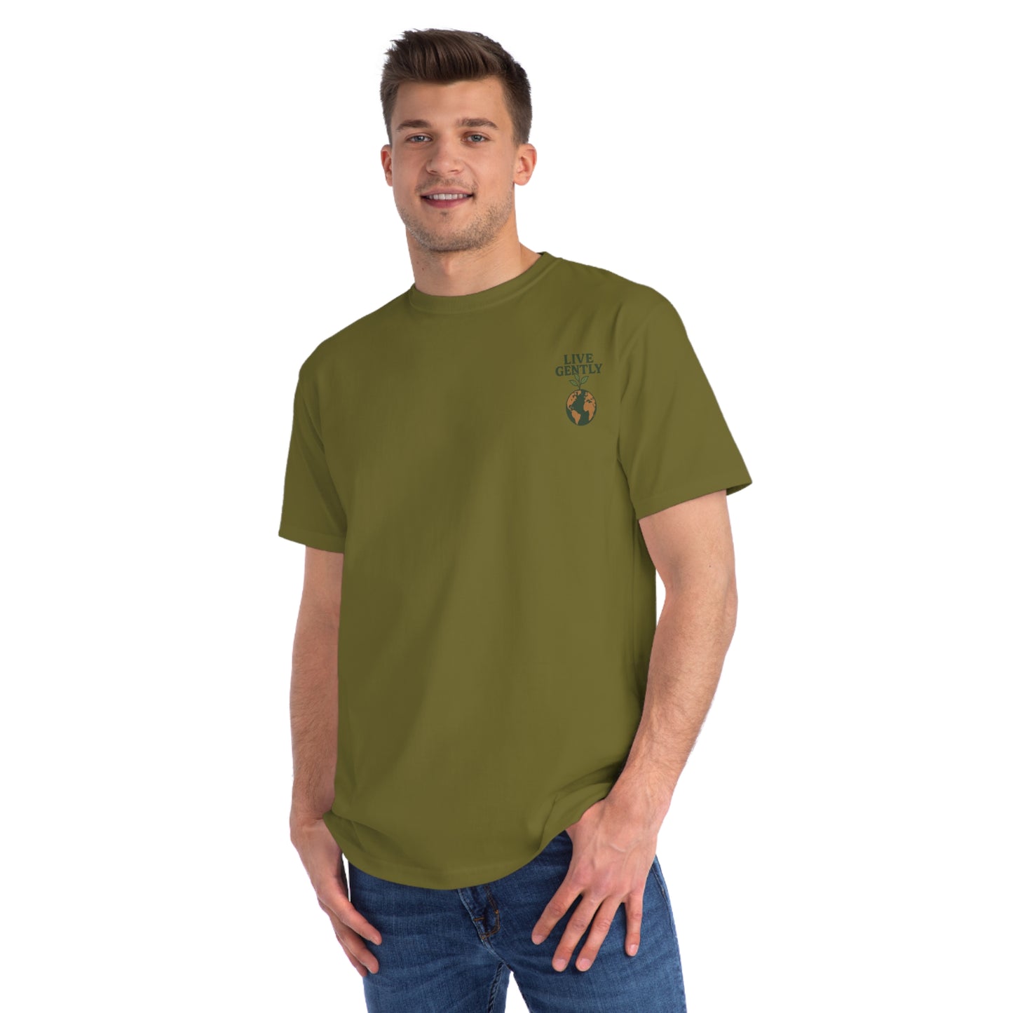 Eco-Friendly Organic T-Shirt, Live Growth Tee, Unisex Sustainable Fashion, Gift for Nature Lovers, Earth Day Apparel