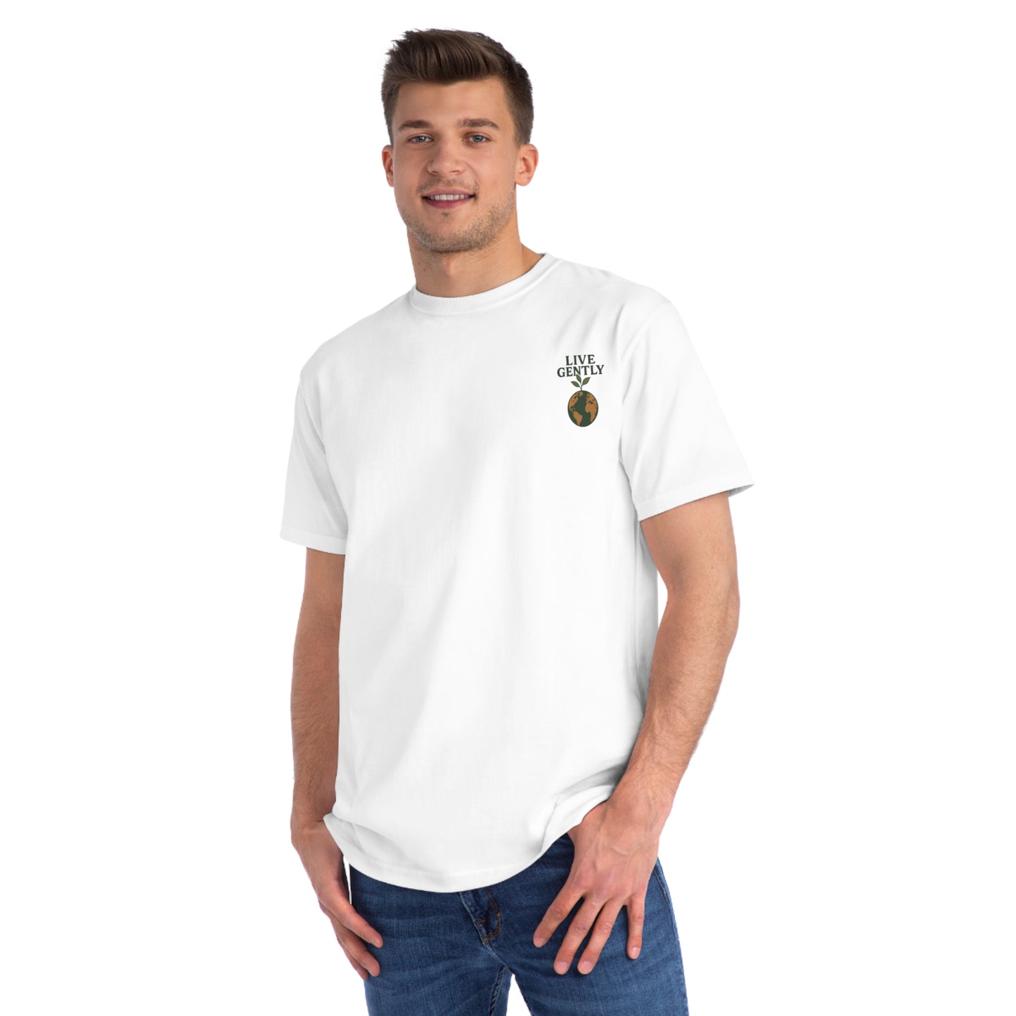 Eco-Friendly Organic T-Shirt, Live Growth Tee, Unisex Sustainable Fashion, Gift for Nature Lovers, Earth Day Apparel