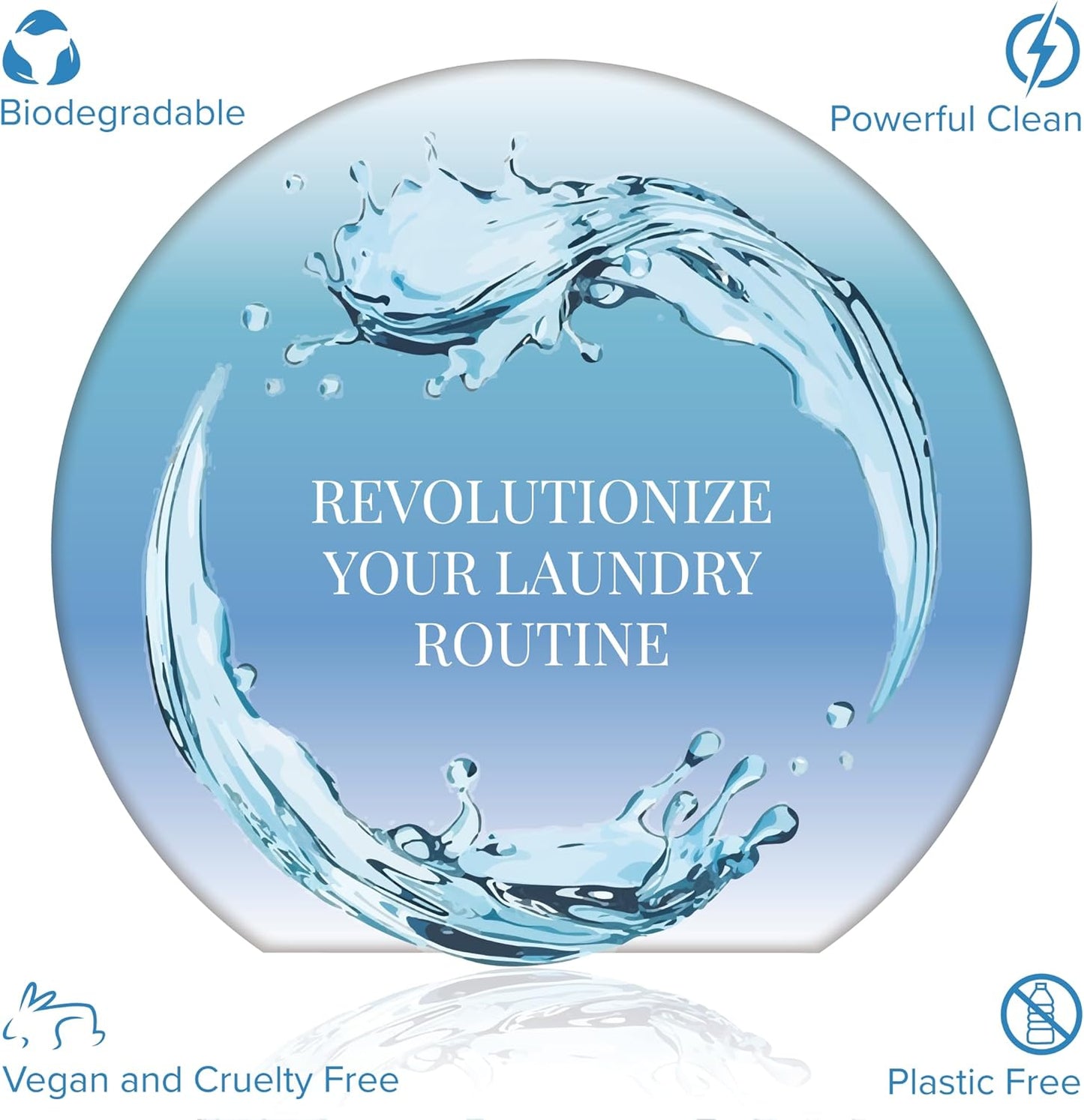 Natural Laundry Detergent Sheets ,Eco Friendly– Fresh Linen Scent-3