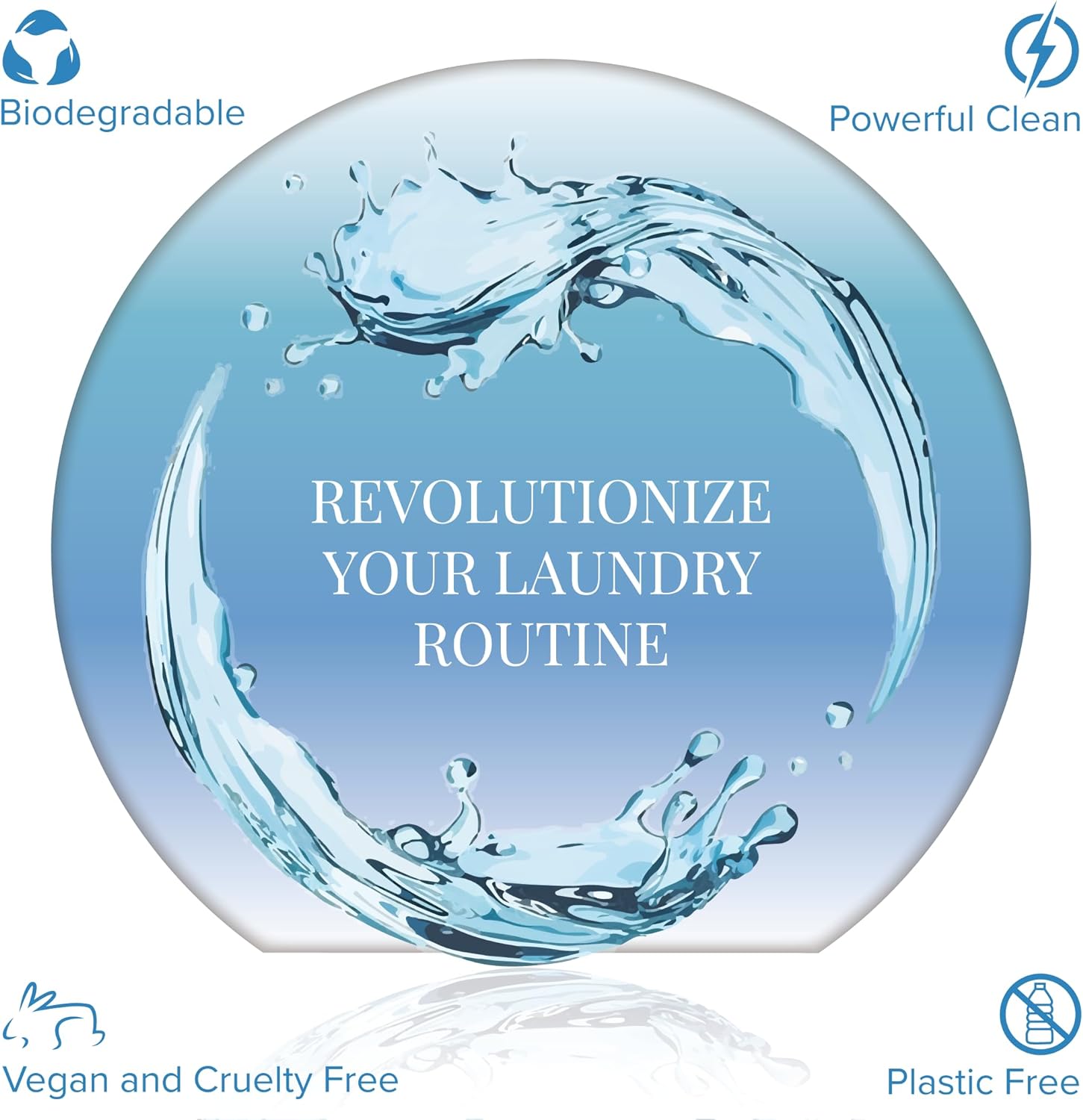 Natural Laundry Detergent Sheets ,Eco Friendly– Fresh Linen Scent-3