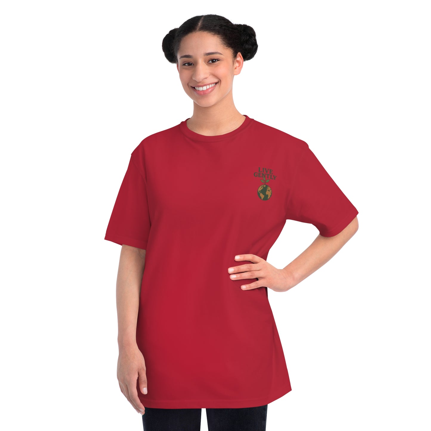 Eco-Friendly Organic T-Shirt, Live Growth Tee, Unisex Sustainable Fashion, Gift for Nature Lovers, Earth Day Apparel